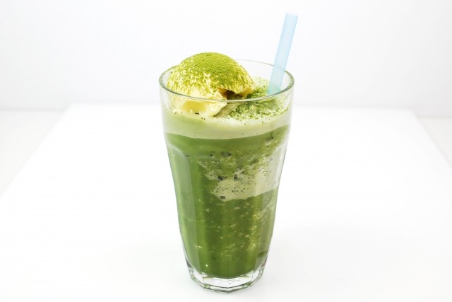matcha-latte float-icecream